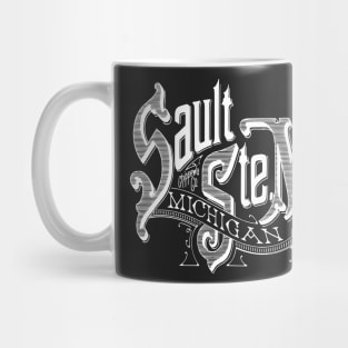 Vintage Sault Ste. Marie, MI Mug